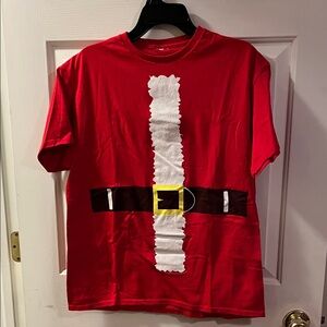Red Santa Belt Graphic T-Shirt
